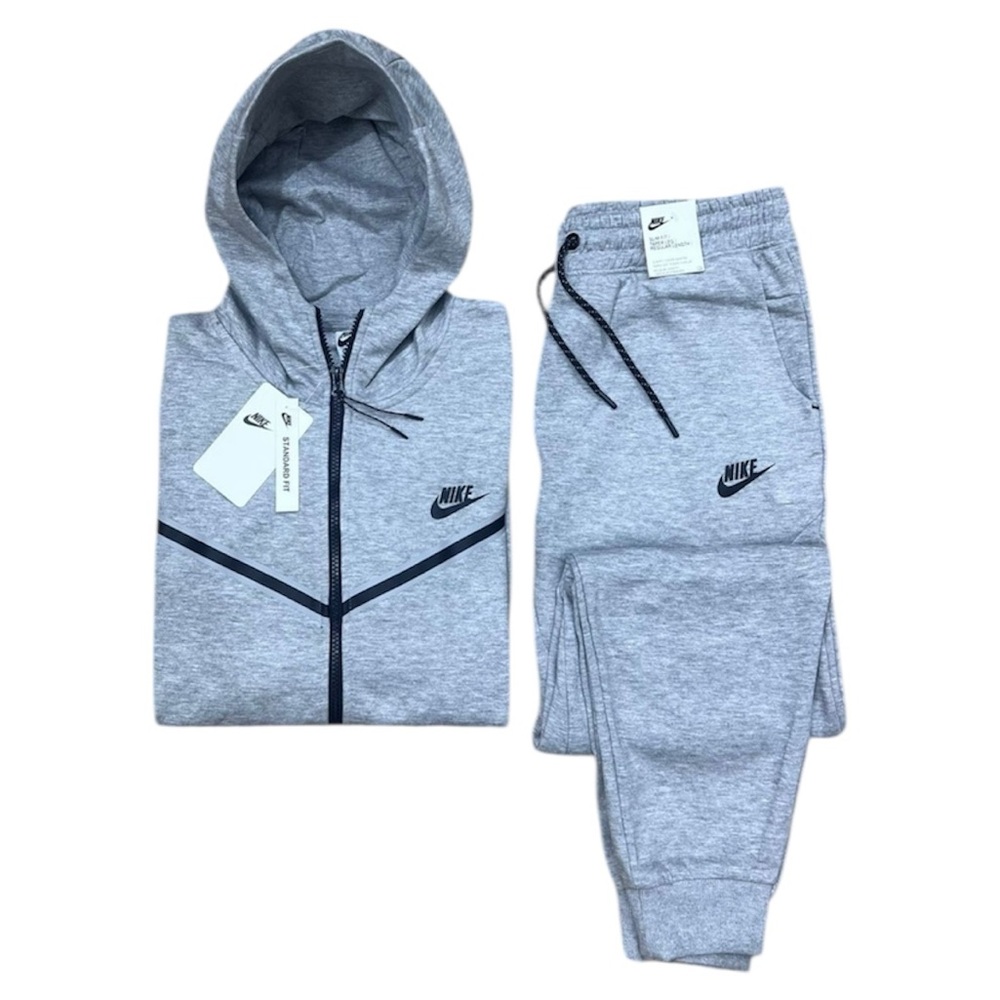 Nike Heather Gray Hoodie and Joggers Set Unisex